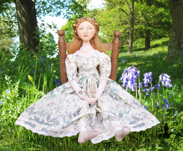 Marina's muses, individually hand made creations. Marina's muses are inspired by artists models, individually hand made using fine cotton lawns and silksArt Muses, art-dolls inspired by artist's paintings, by Marina Elphick.