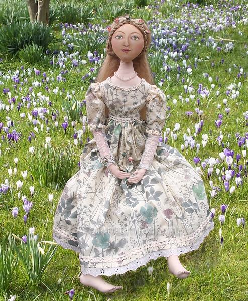 Marina's muses, individually hand made creations Marina's muses are inspired by artists models, individually hand made using fine cotton lawns and silks.Art Muses, art-dolls inspired by artist's paintings, by Marina Elphick