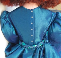 Jane Morris muse doll in the making, by Marina Elphick