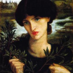 Painting of Jane Morris by Dante Gabriel Rossetti 1871. Reference for Marina's Muses.