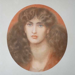 Drawing of Jane Morris by Dante Gabriel Rossetti 1878. Reference for Marina's Muses.