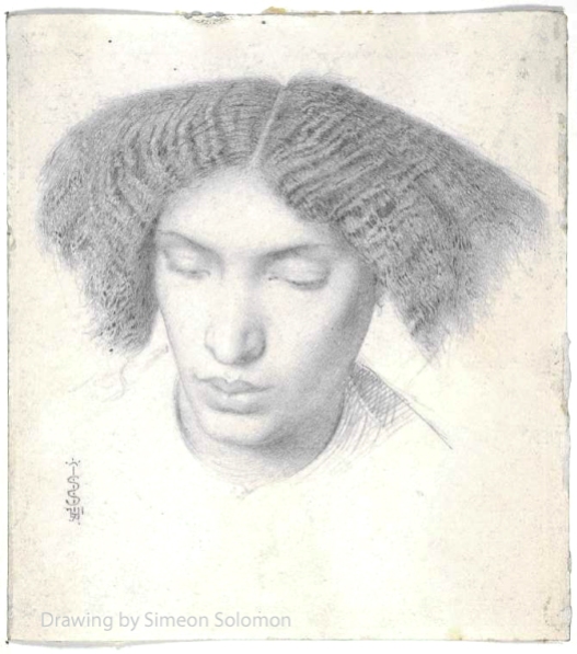 Portrait of Fanny Eaton by Simeon Solomon