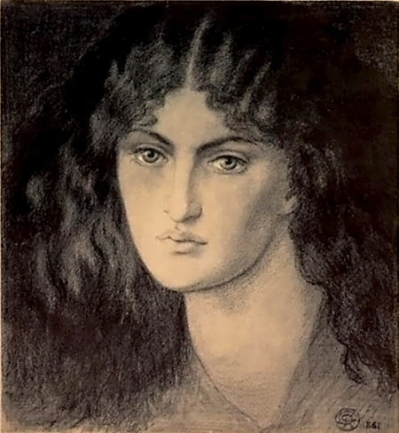 Pre-Raphaelite muse, inspiration for art muse by Marina.