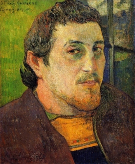 Self Portrait at Lezaven 1888, Paul Gauguin.