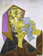 Pablo Picasso. Weeping Woman with handkerchief III,