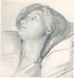 Lizzie in hastings, 1860, by Rossetti.
