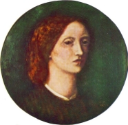 Self portrait by Elizabeth Siddal 1853-4