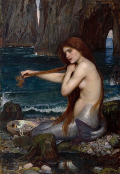 "Mermaid" by William Waterhouse, 1900.