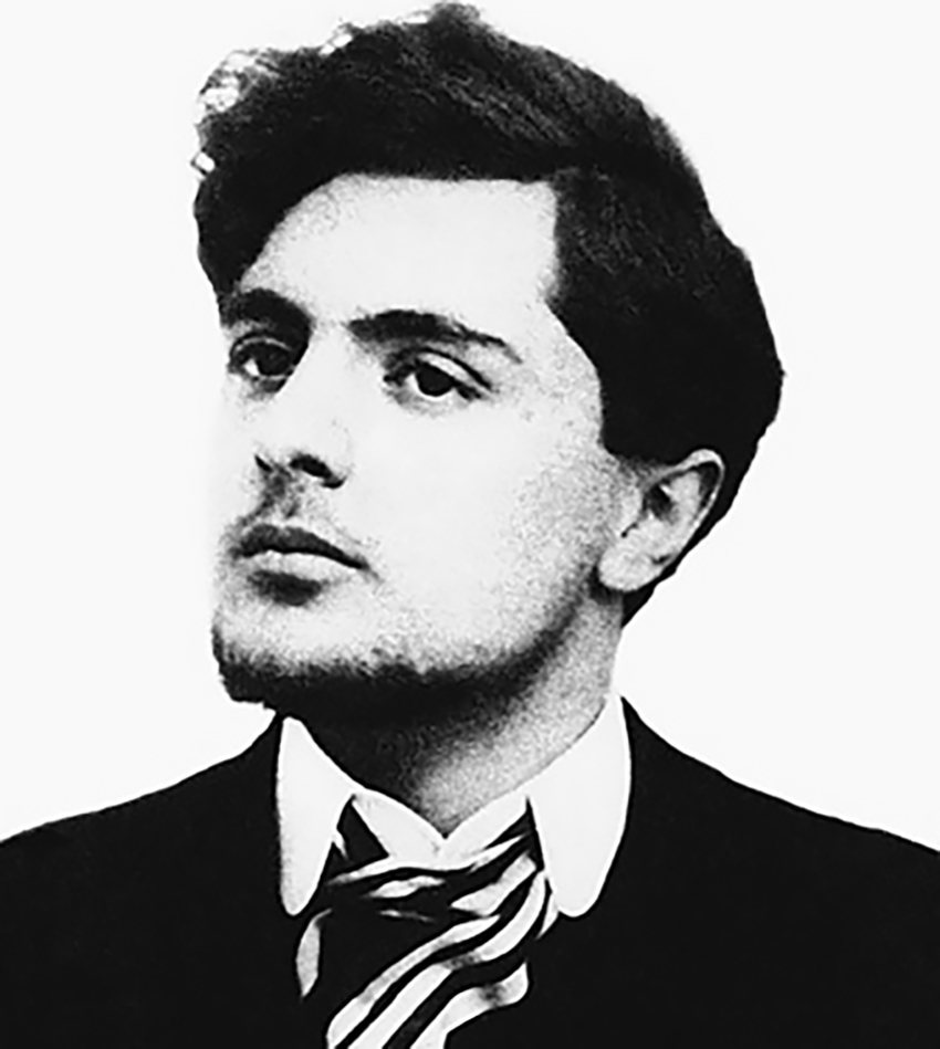 The young and handsome Amedeo Modigliani, date of photo unknown.