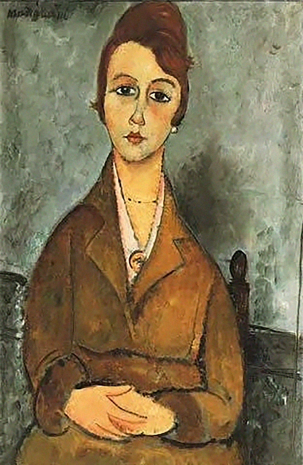 Portrait of Suzanne Valadon, Amedeo Modigliani, 1918.