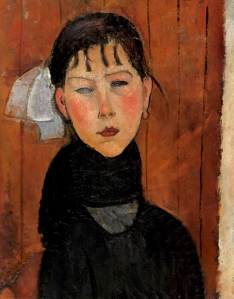 Marie, daughter of the people, 1918, by Amedeo Modigliani.