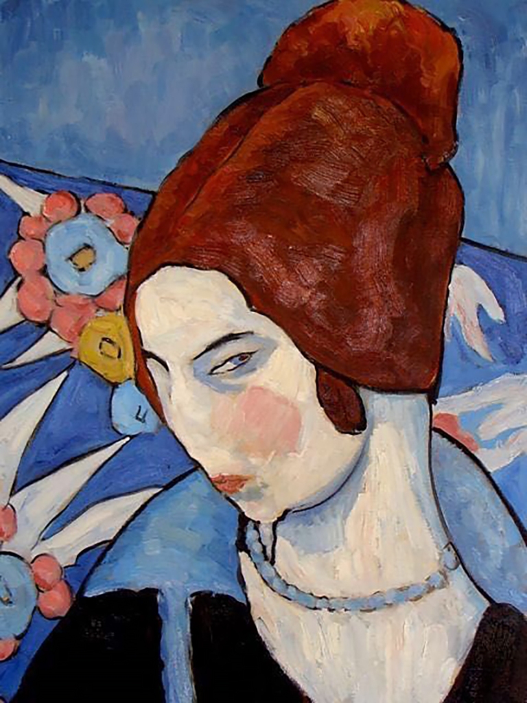 Jeanne Hébuterne was Modigliani's muse and lover, dying tragically young at 21. Jeanne was a talented artist in her own right, yet her life was too short for her creativity to mature.