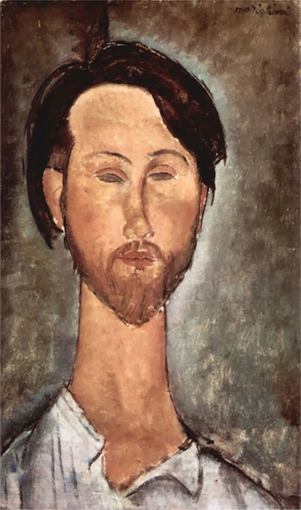 Portrait of Leopold Zborowski, 1916 by Modigliani.