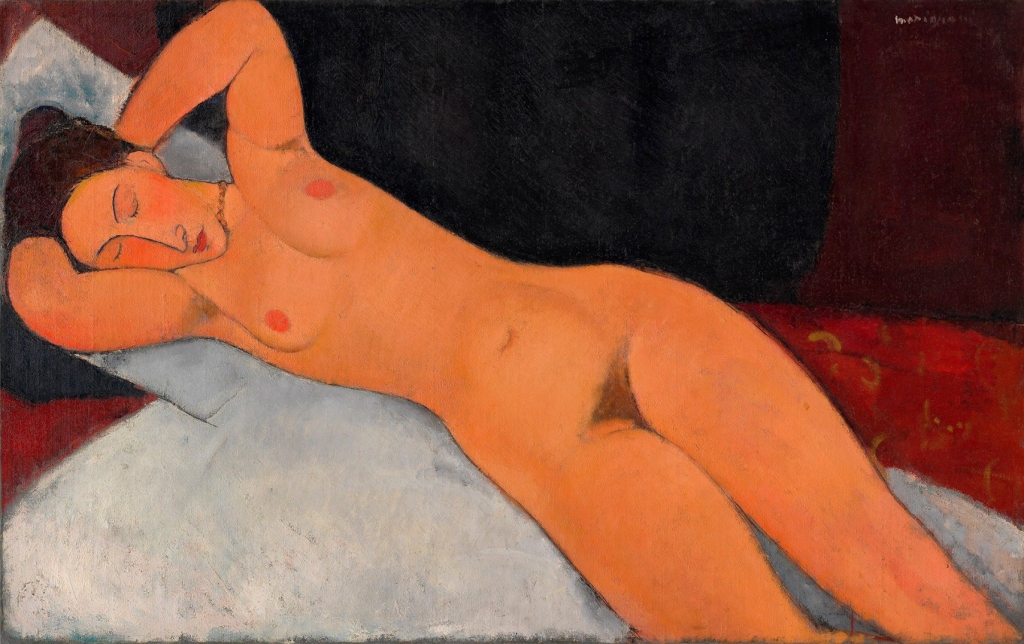 Nude by Modigliani, 1917.