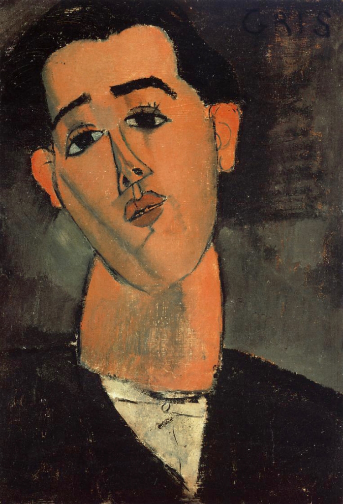 Portrait of Juan Gris, 1915, by Amedeo Modigliani.
