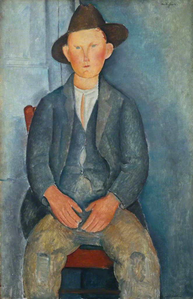 The Little Peasant (Le Petit Paysan) by Amedeo Modigliani.