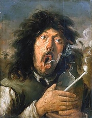 Joos van Craesbeeck's 'The Smoker' an example of a tronie.