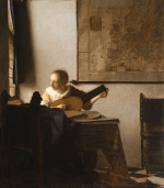 Woman with a Lute, by Johannes Vermeer