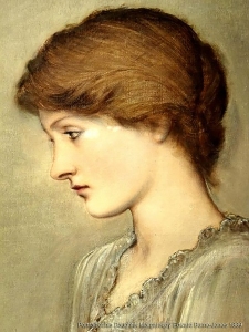 Portrait of his daughter, Margaret, by Edward Burne-Jones