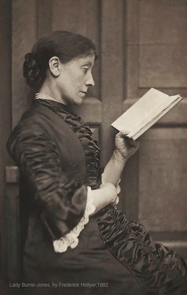 Georgiana, Lady Burne-Jones photographed by Frederick Hollyer 1882.