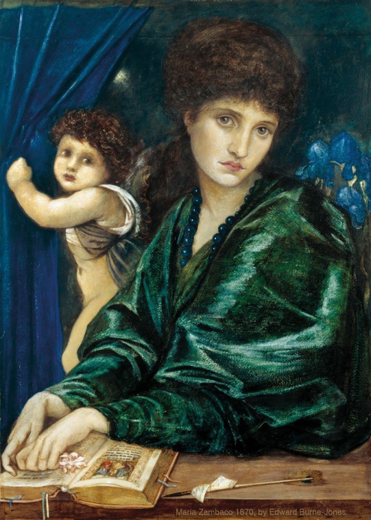 Maria Zambaco 1870, by Edward Burne-Jones.