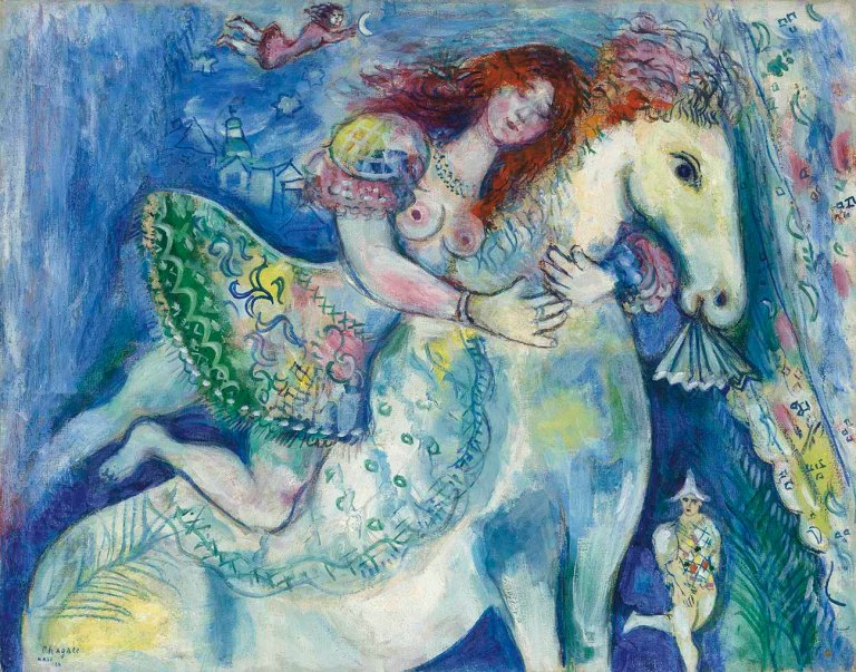 'Danseuse au Cirque', Marc Chagall, 1929.