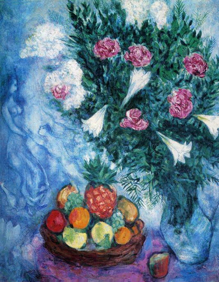 Fruits and Flowers, Marc Chagall 1929