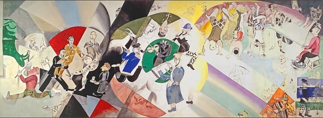 Introduction to the Jewish Theatre, 1920 by Marc Chagall.