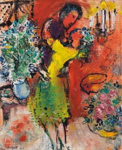 Couple au chandelier, by Marc Chagall.