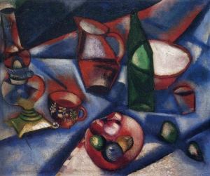 Marc Chagall, 1912, Still-life with fruit.