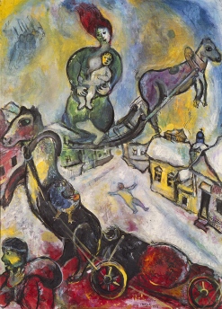 Marc Chagall, The War, 1943, oil on canvas