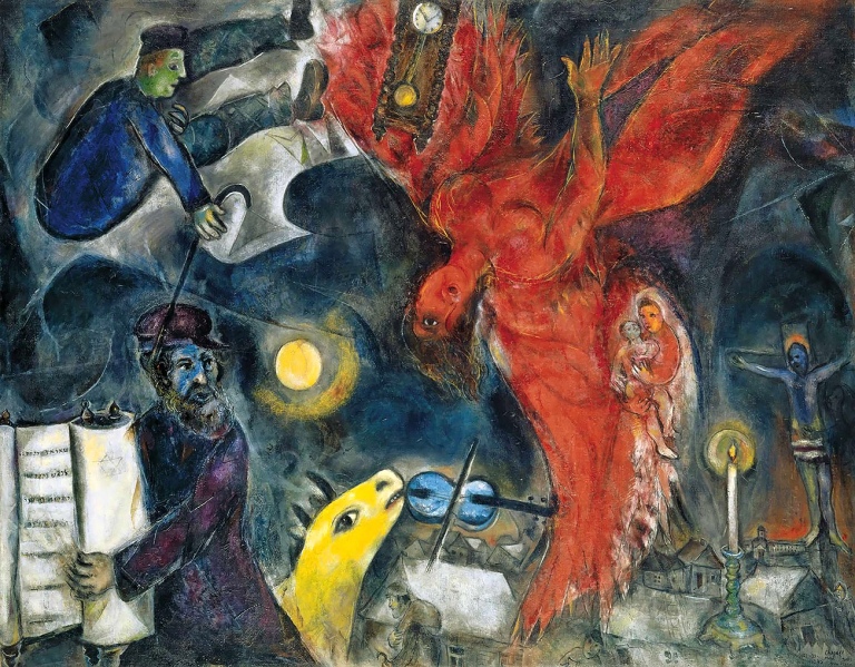 'The Falling Angel', by Marc Chagall 1923-47.