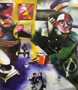 The Soldier Drinks, Marc Chagall 1911-12
