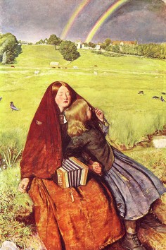 The 'Blind Girl', by John Everett Millais, 1856.